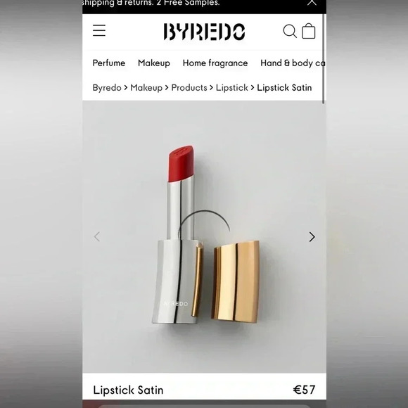 Byredo Other - Byredo  - satin lipstick - fire & rain - new!